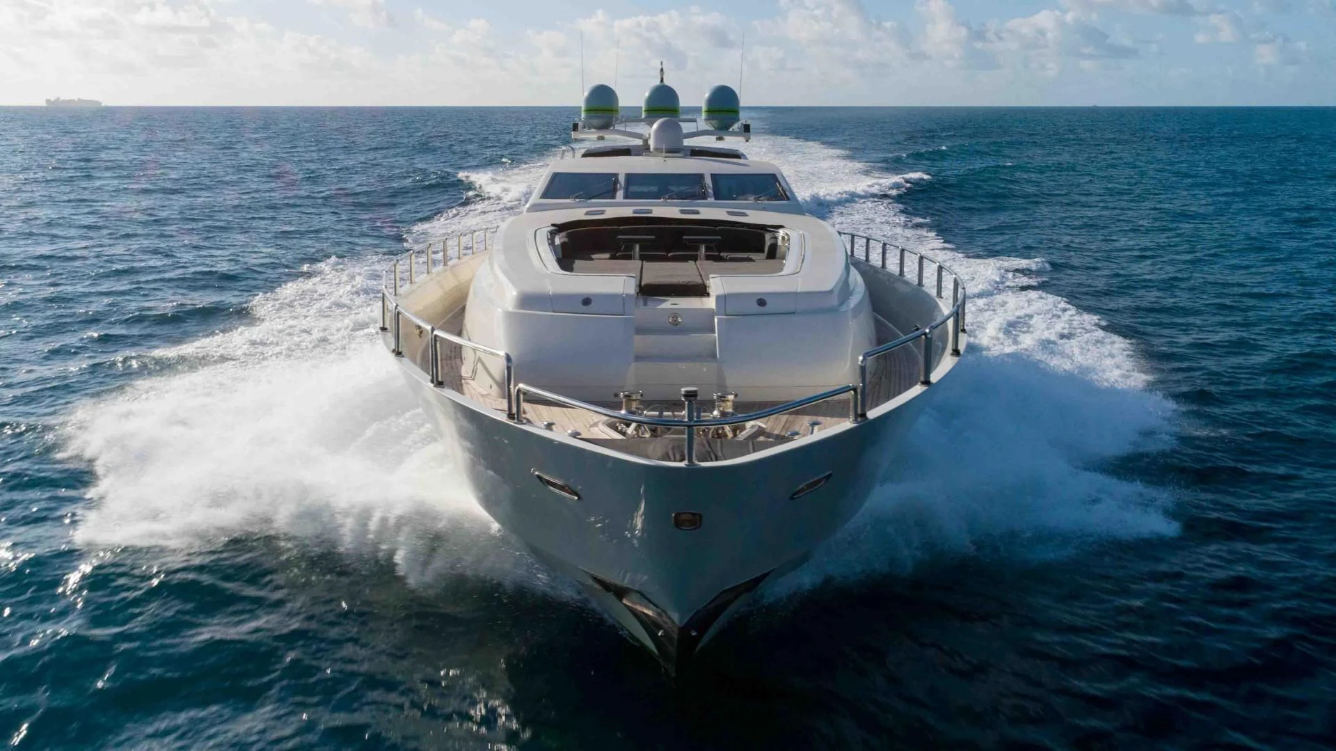 a boat on the water aboard ENCORE Yacht for Sale