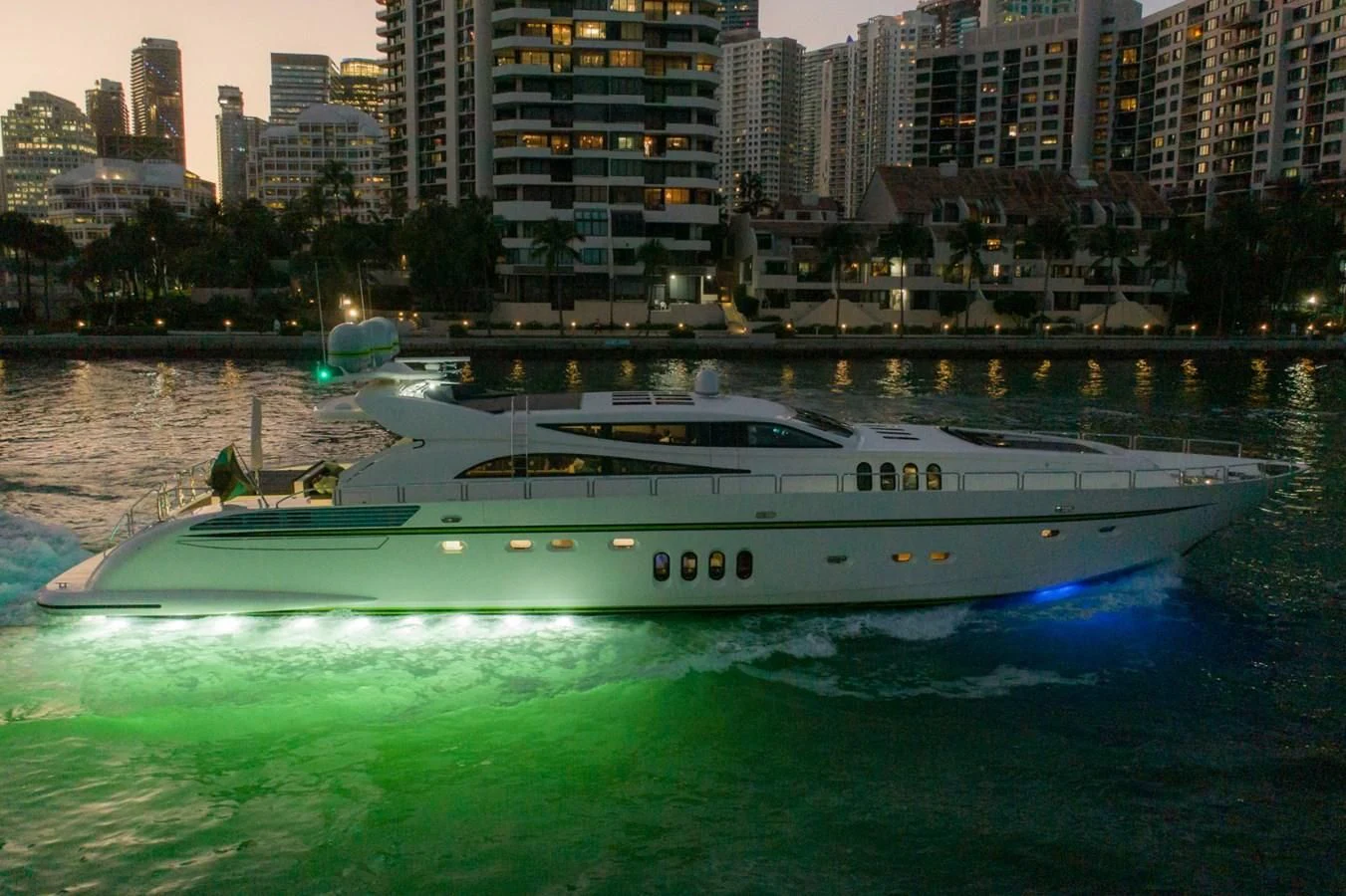 a boat in the water aboard ENCORE Yacht for Sale