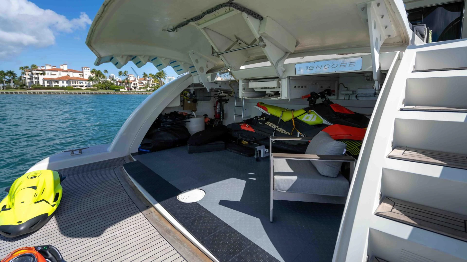 a boat on the water aboard ENCORE Yacht for Sale