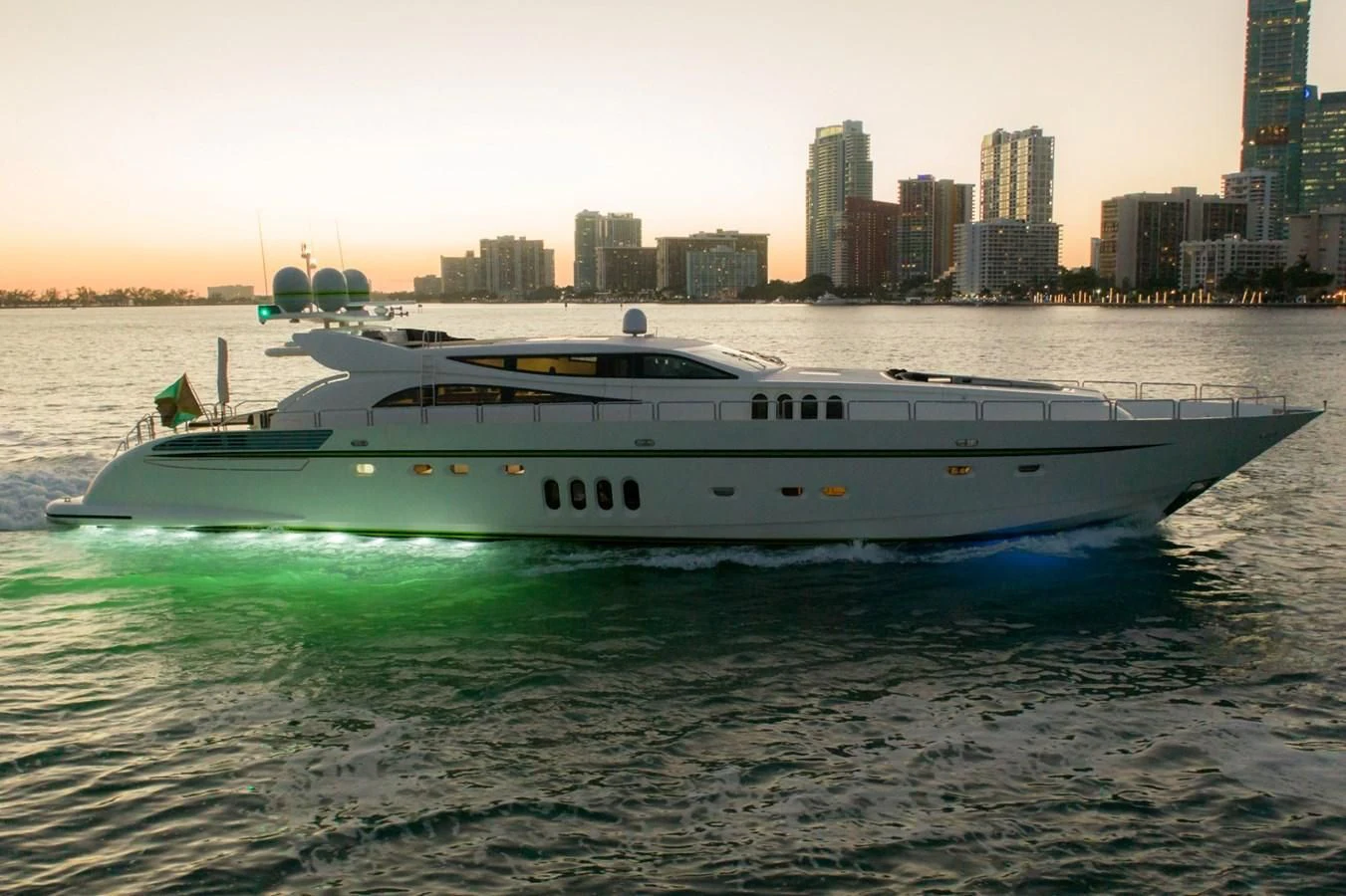 a boat on the water aboard ENCORE Yacht for Sale
