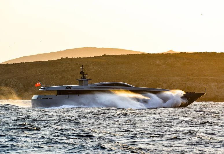 a submarine in the water aboard QUEEN BLUE Yacht for Sale
