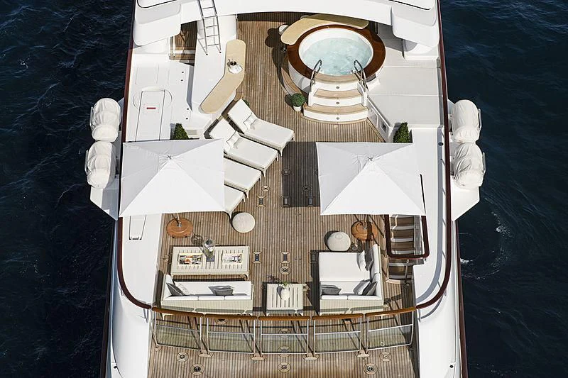 diagram, engineering drawing aboard PREDICTION Yacht for Sale