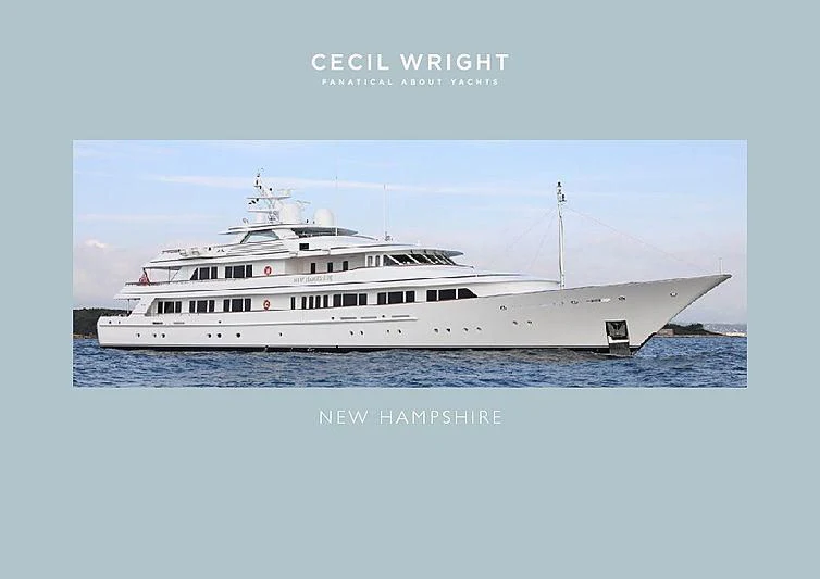 a white ship in the water aboard PREDICTION Yacht for Sale