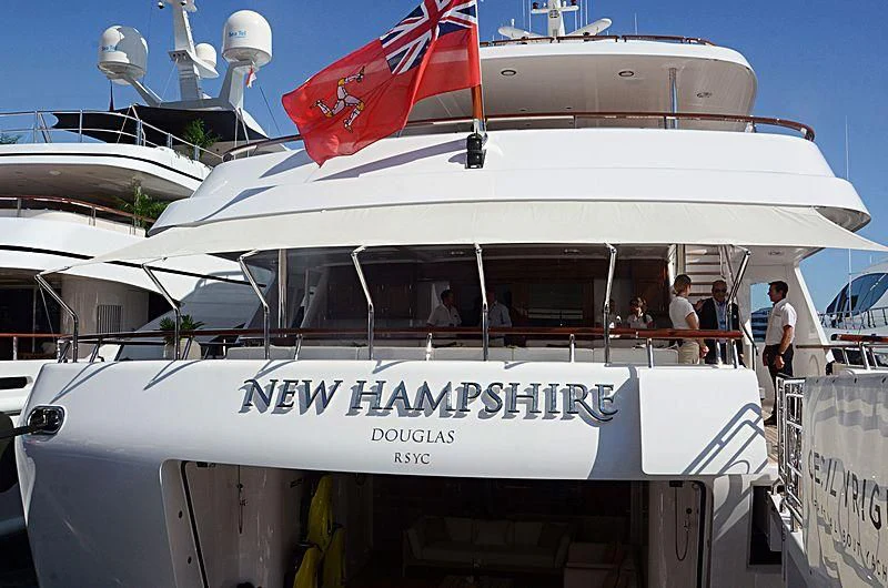 a boat with people on it aboard PREDICTION Yacht for Sale