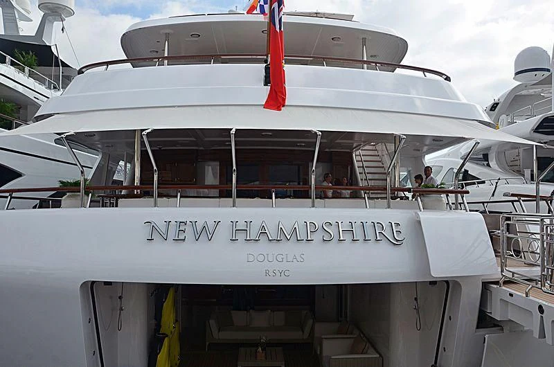 a boat with people on it aboard PREDICTION Yacht for Sale