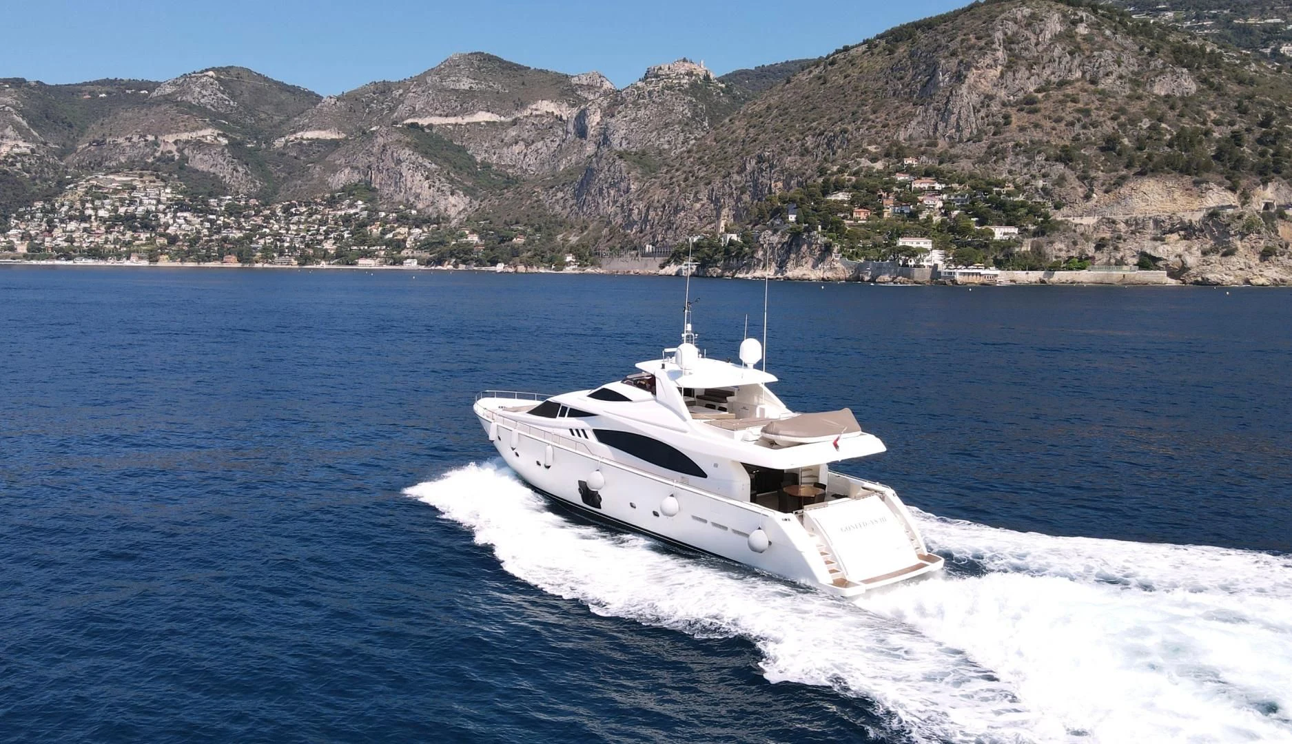 a boat on the water aboard MELI Yacht for Charter