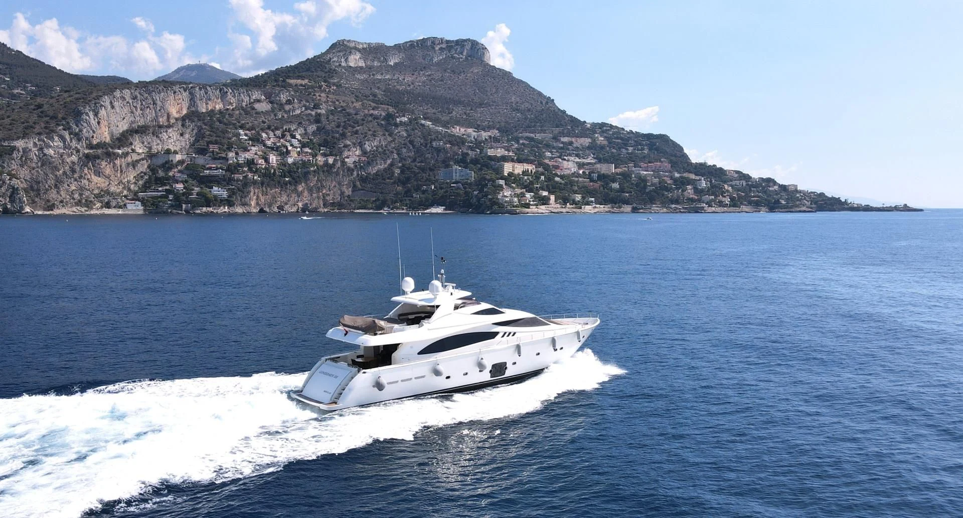 a boat on the water aboard MELI Yacht for Charter