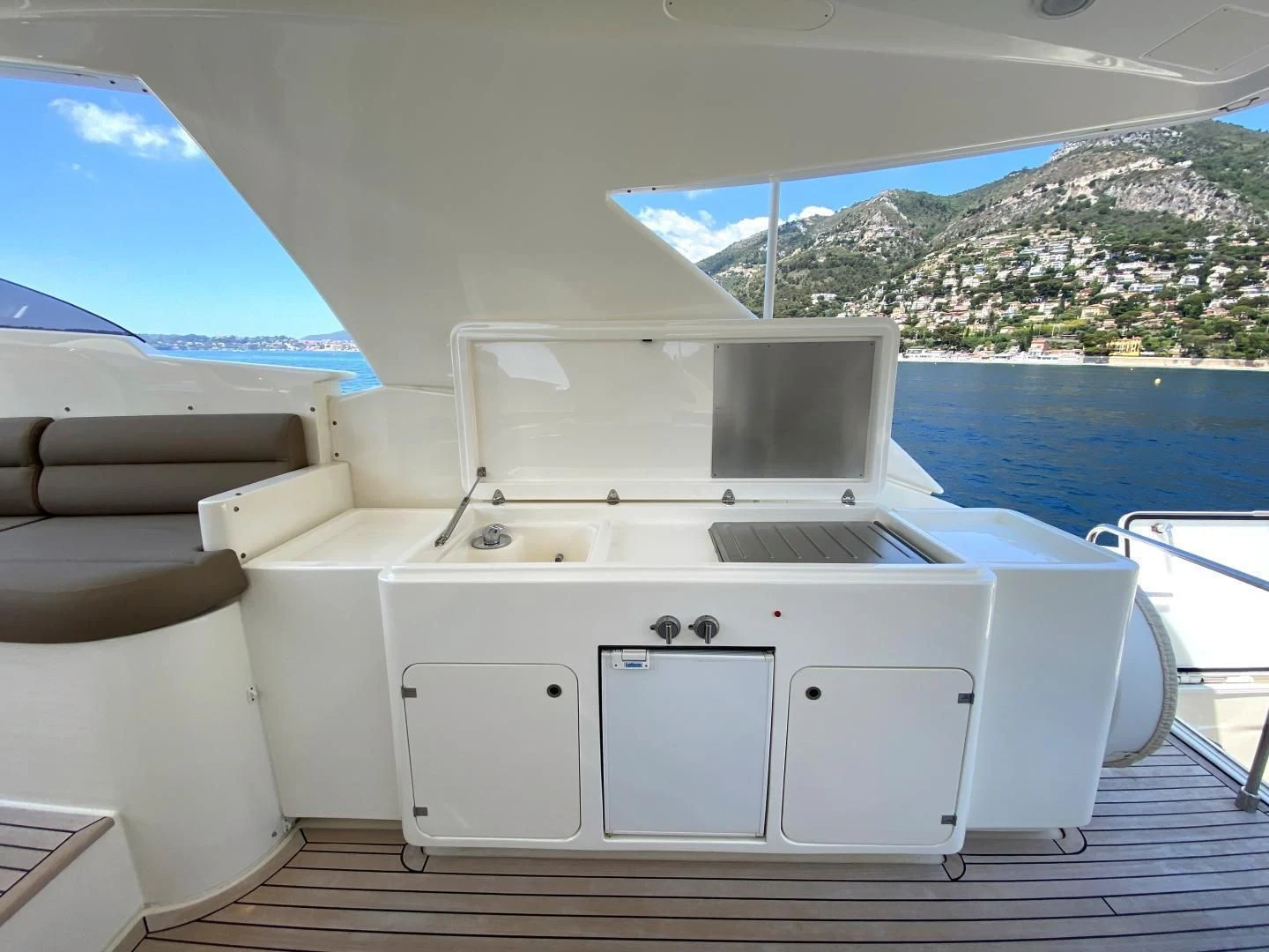 a boat on the water aboard MELI Yacht for Charter