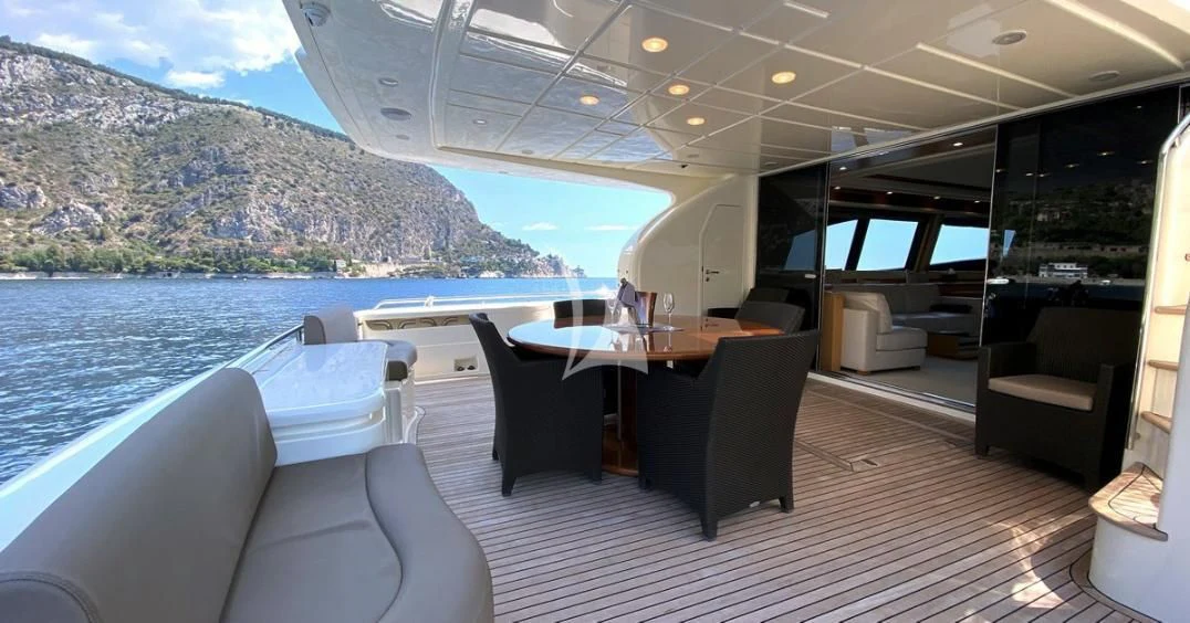 a boat on the water aboard MELI Yacht for Charter