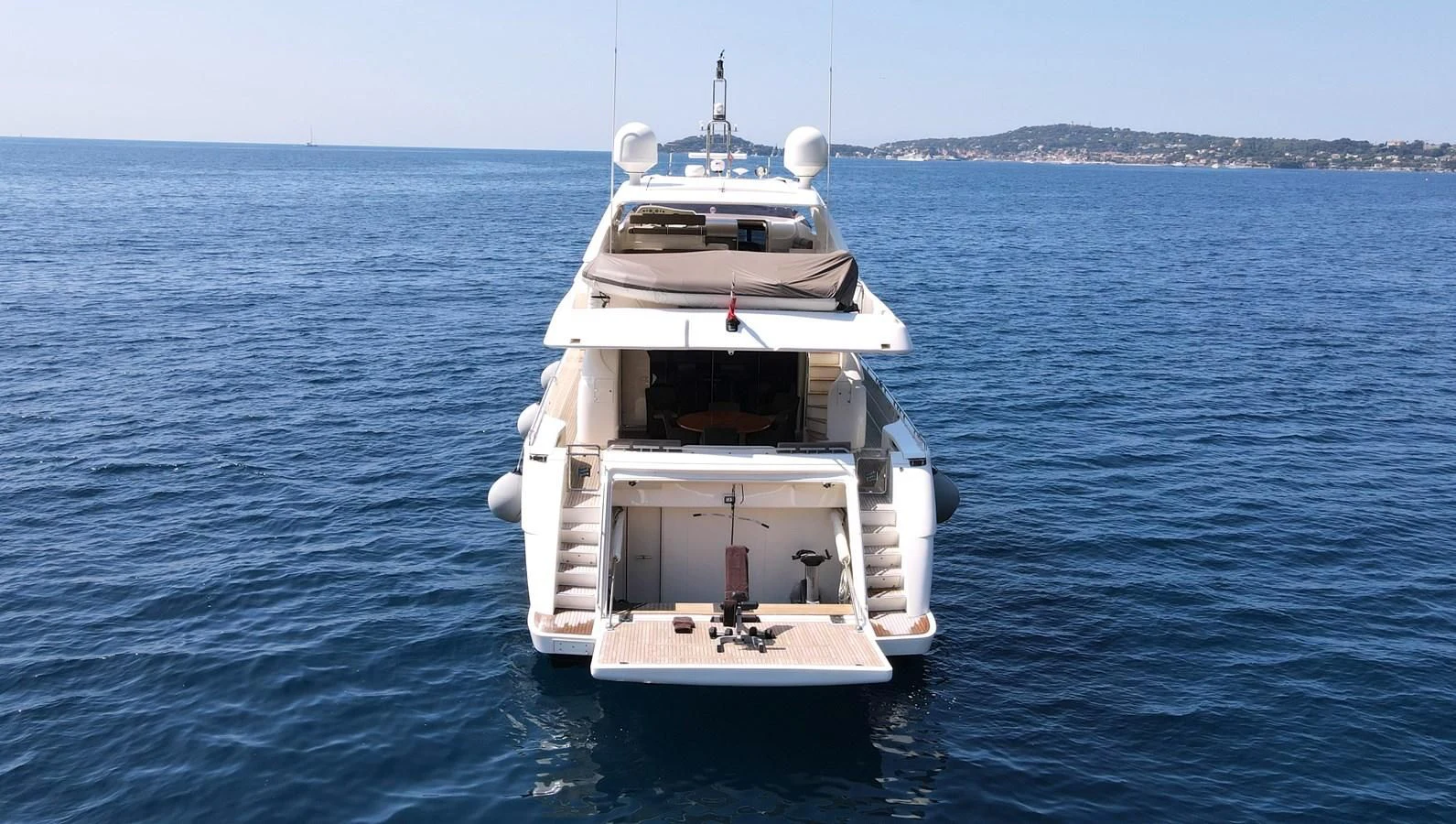 a boat in the water aboard MELI Yacht for Charter