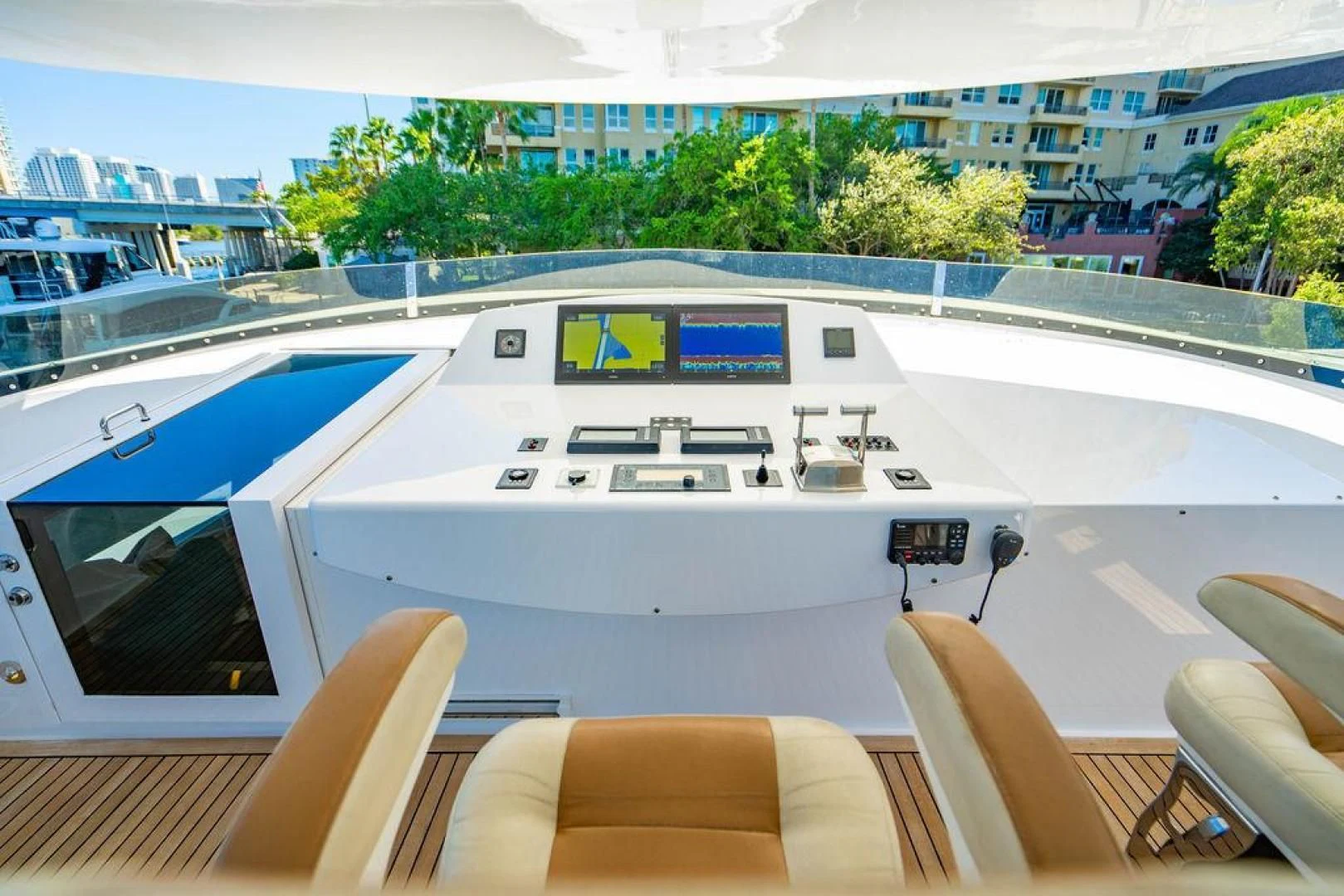 the inside of a boat aboard NORTH COAST 120 Yacht for Sale