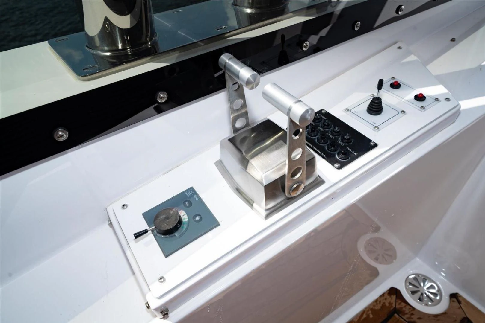 a machine on the counter aboard NORTH COAST 120 Yacht for Sale