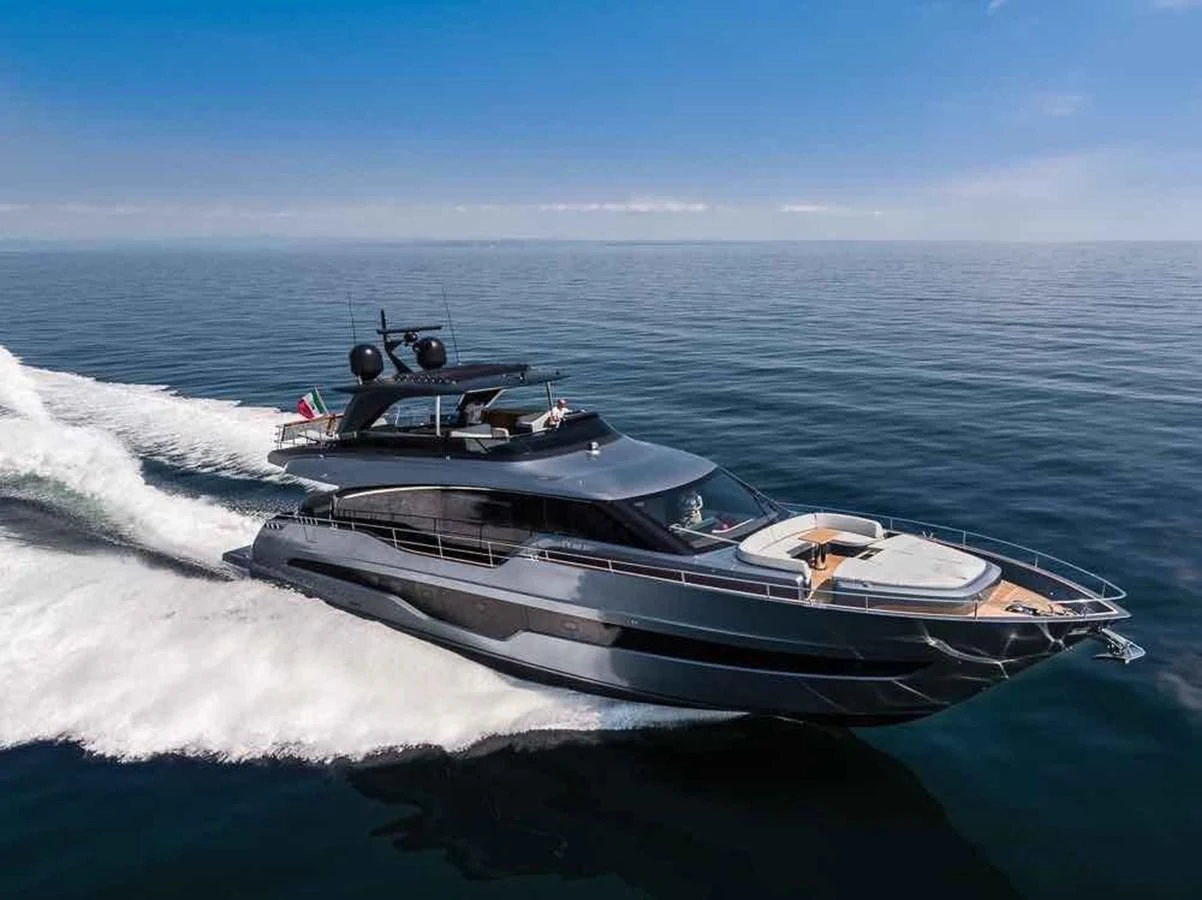 a boat on the water aboard SETTANTOTTO 78 Yacht for Sale