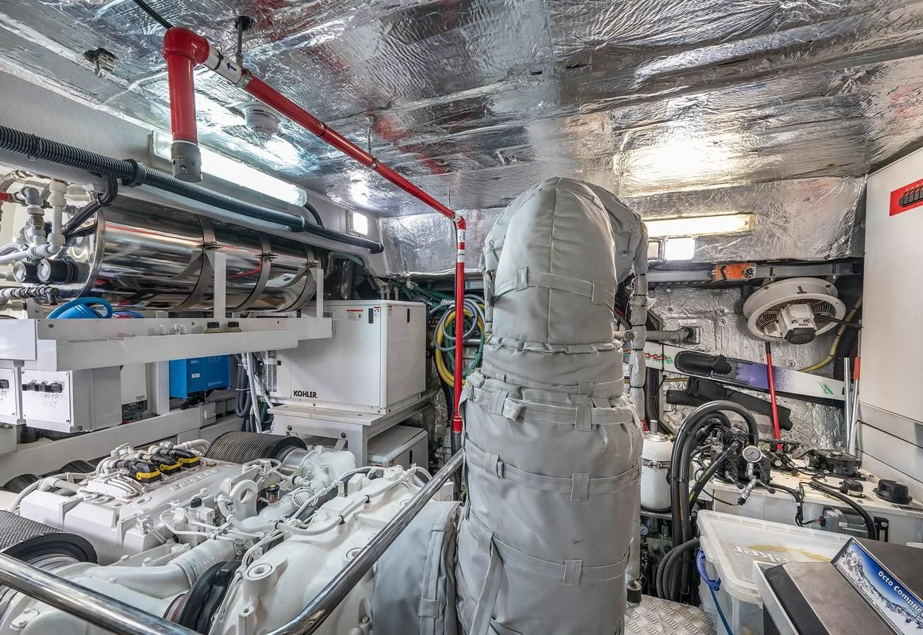 a person in a space suit aboard LADY M Yacht for Sale