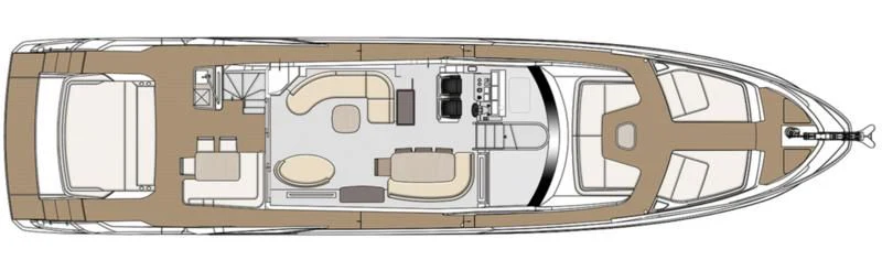 diagram aboard SUNSET 8 Yacht for Sale