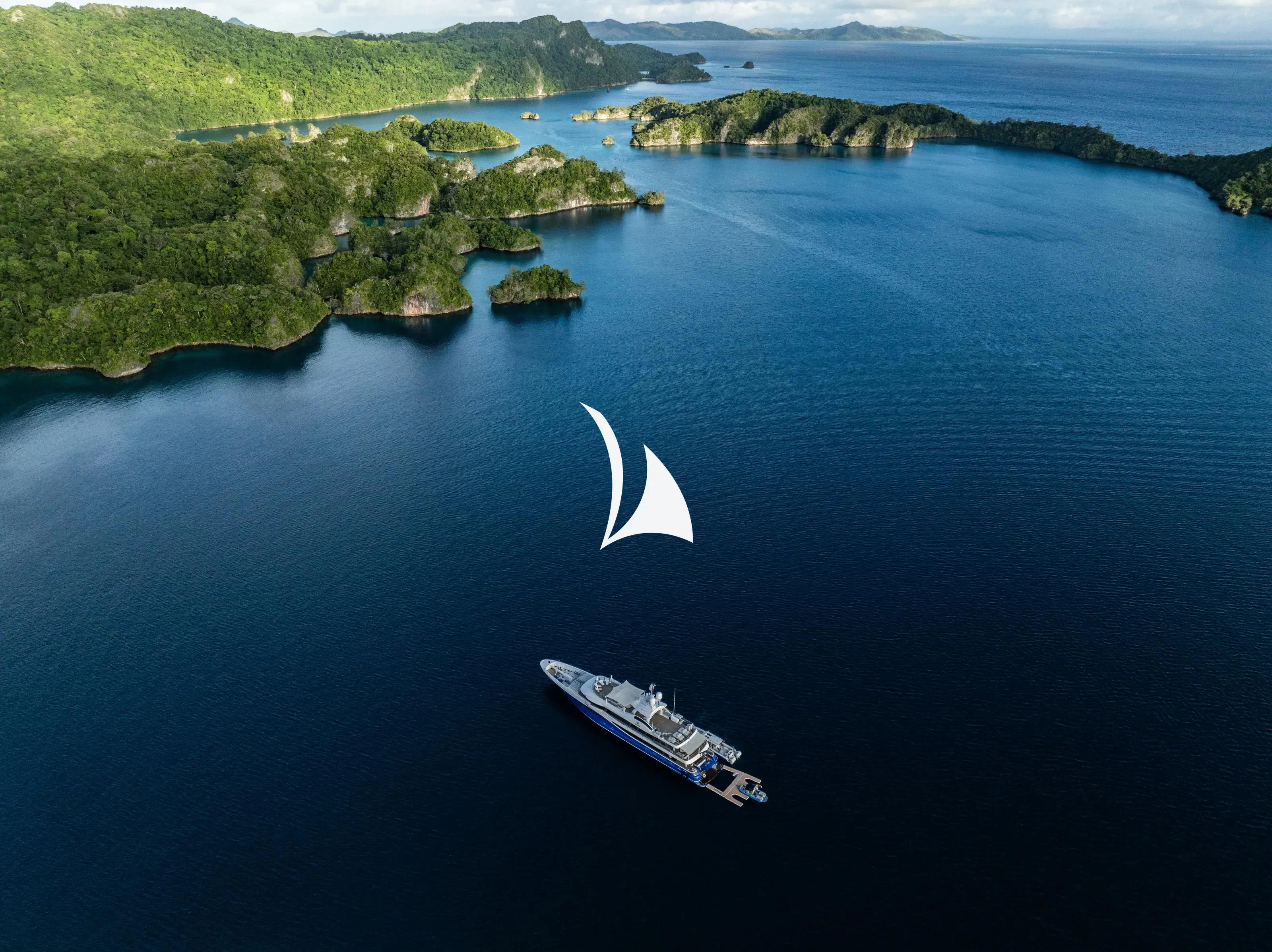 a boat in the water aboard NOMAD Yacht for Sale