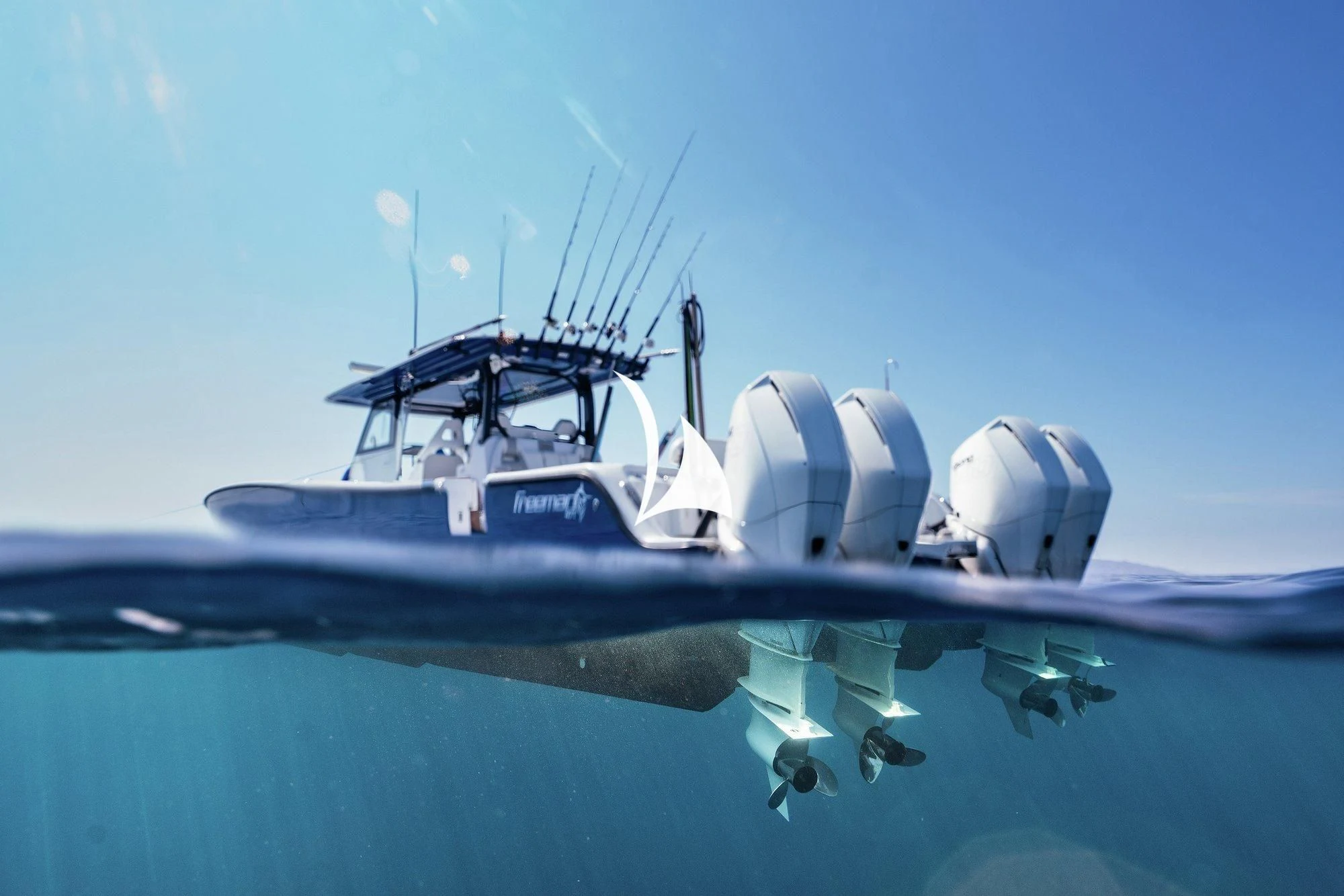 a boat in the water aboard NOMAD Yacht for Sale