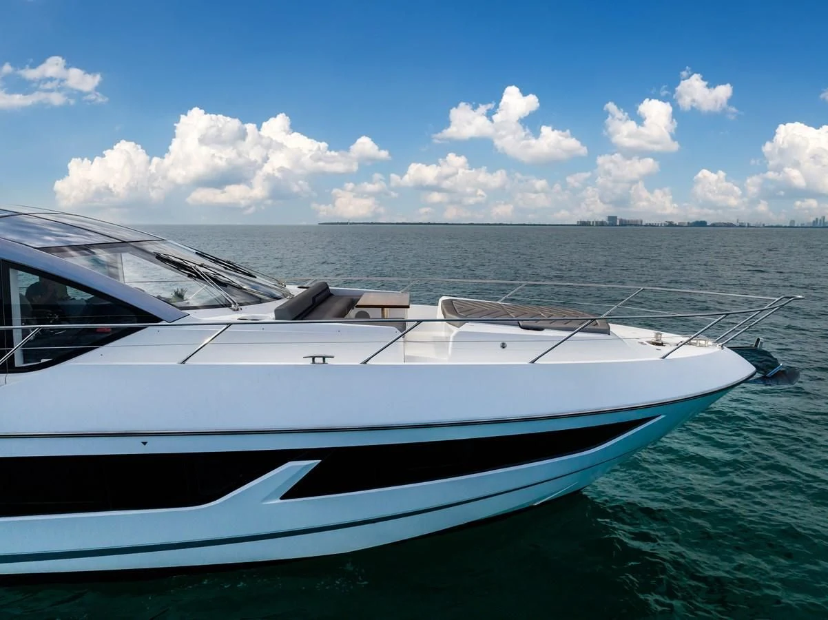 a boat on the water aboard BELLOW DECK Yacht for Sale