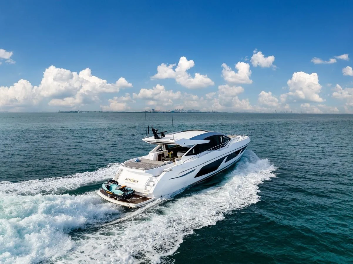 a boat on the water aboard BELLOW DECK Yacht for Sale