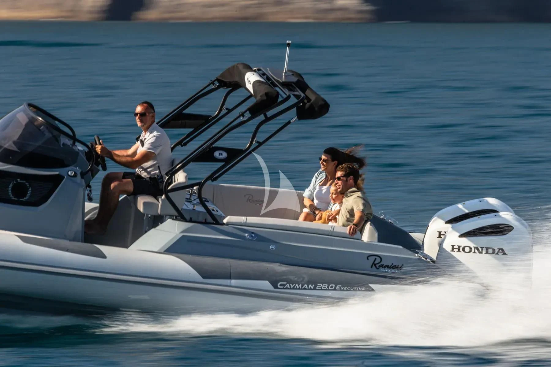 a group of people on a boat aboard AKIRA Yacht for Sale