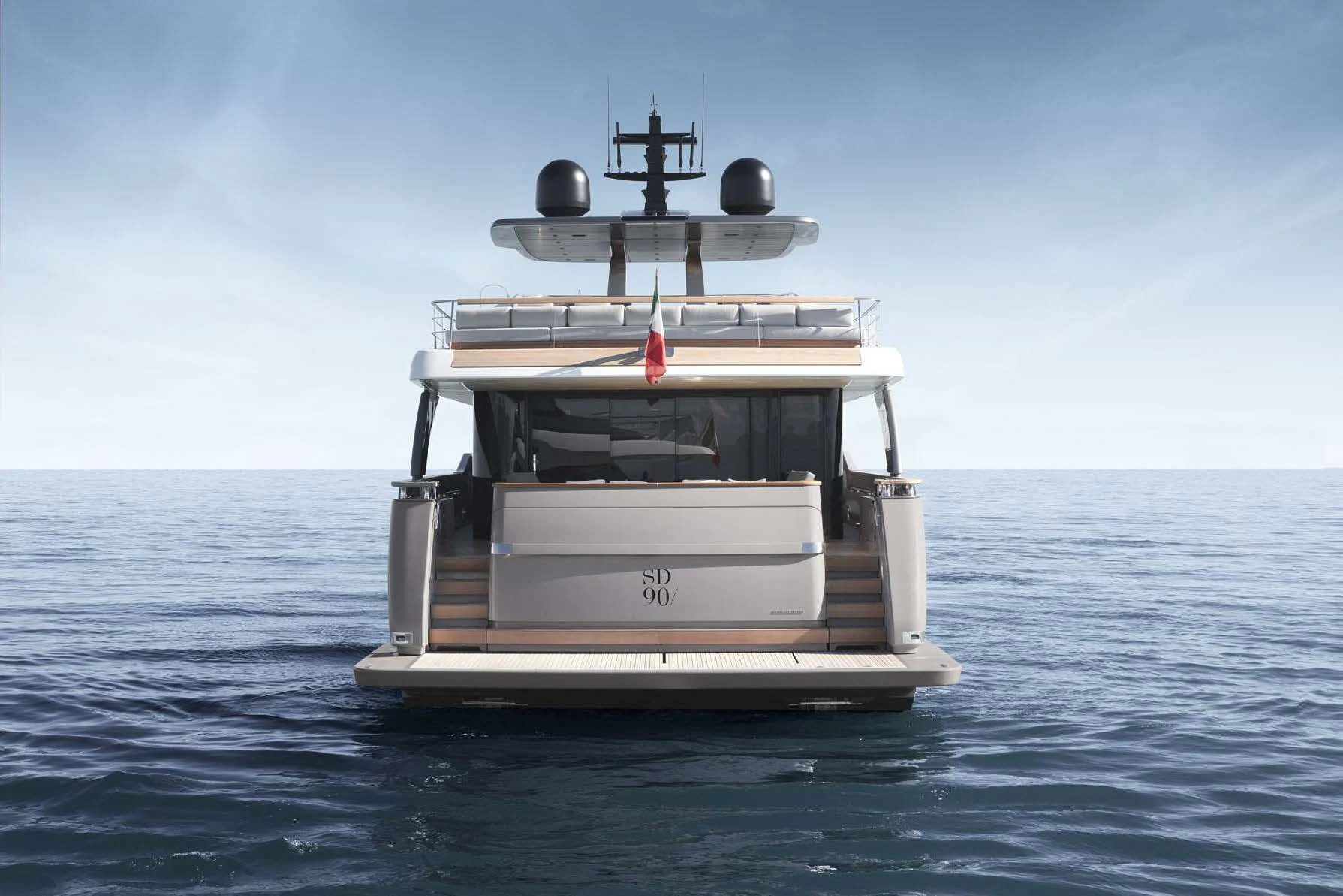 a boat in the water aboard AKIRA Yacht for Sale