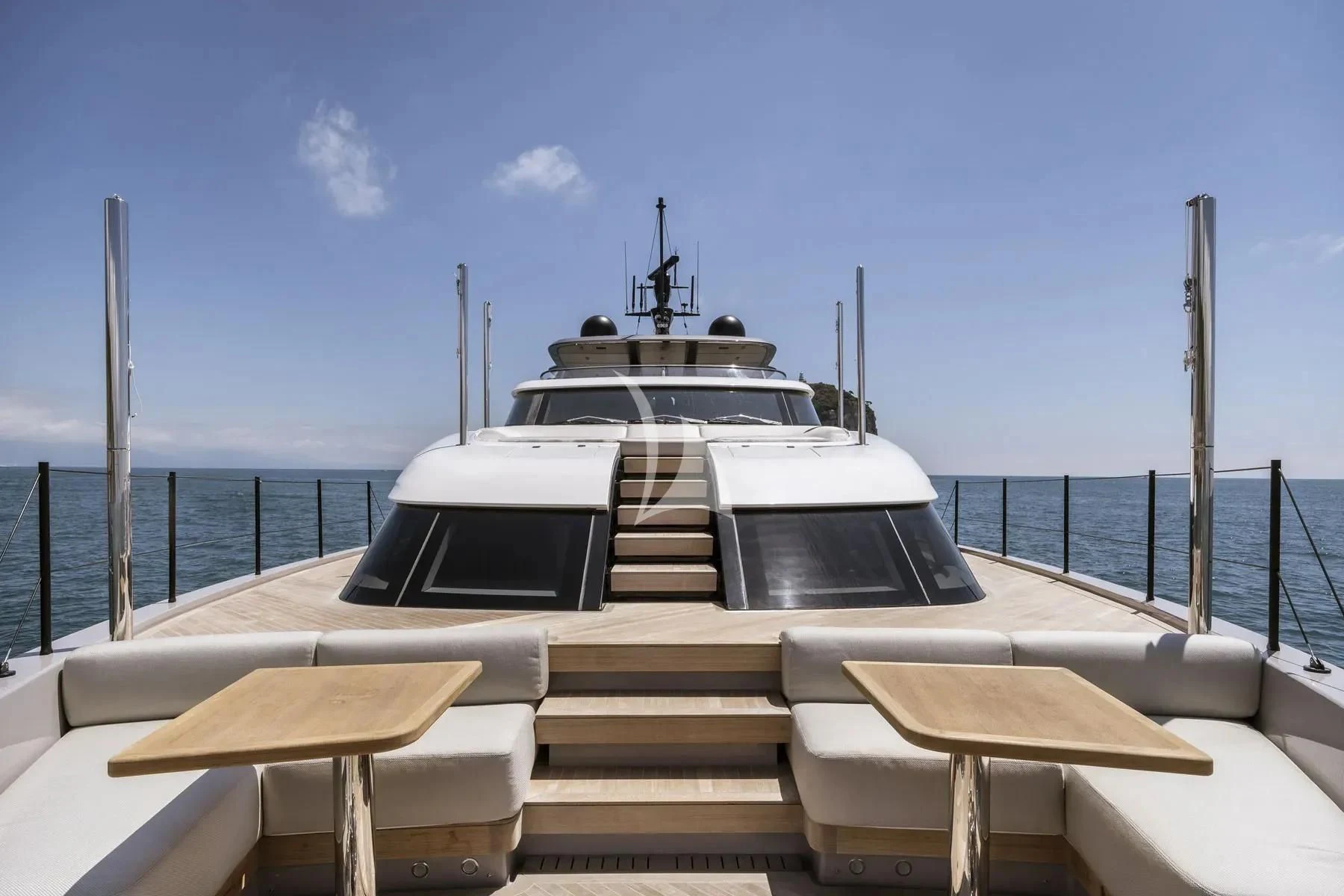 a boat on a dock aboard AKIRA Yacht for Sale