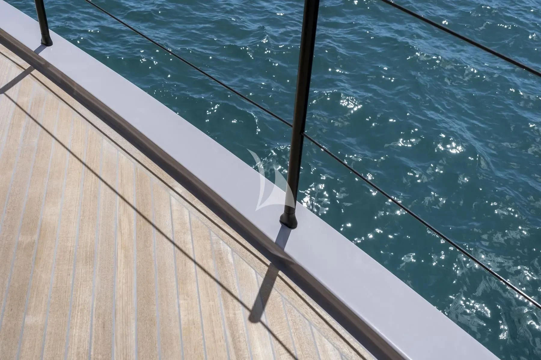 a boat in the water aboard AKIRA Yacht for Sale