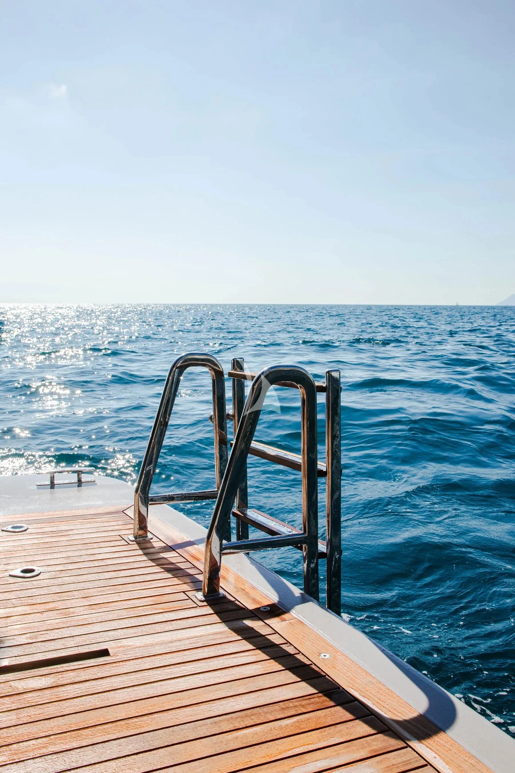 a lifeguard stand on a pier aboard AKIRA Yacht for Sale