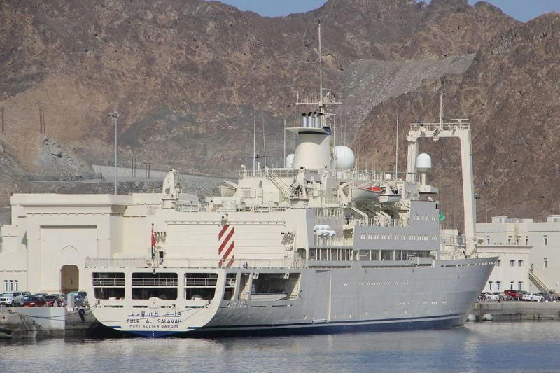 a large white boat in the water aboard DHAFI Yacht for Sale