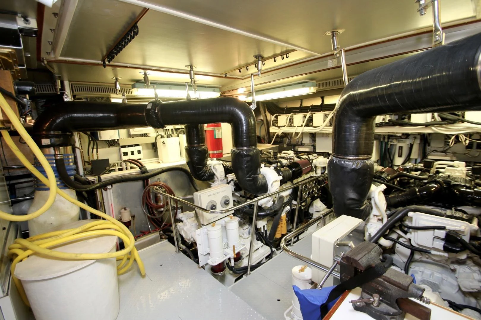 a machine with wires aboard KISMET Yacht for Sale