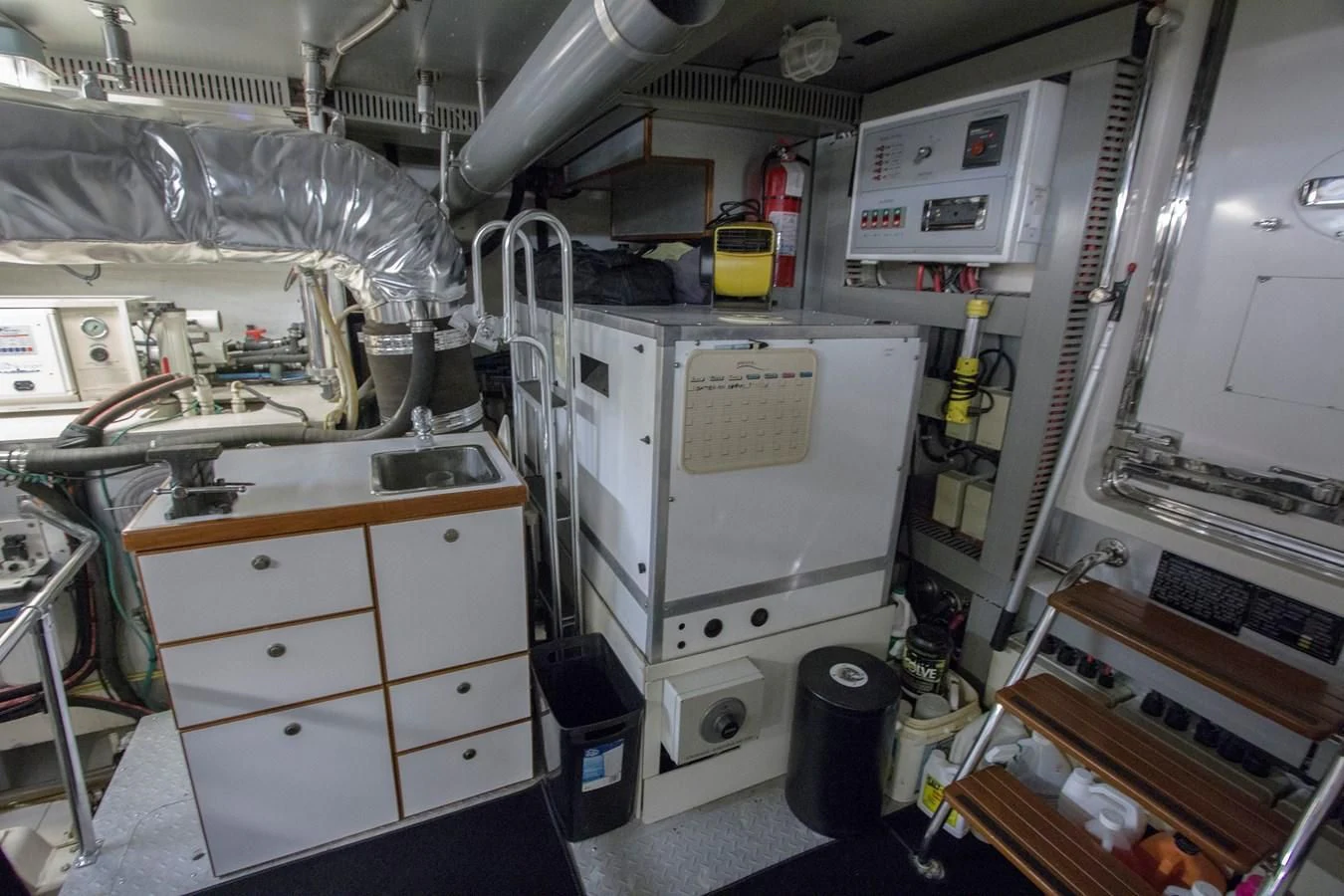 a room with medical equipment aboard KISMET Yacht for Sale