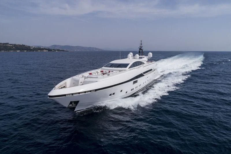 a boat on the water aboard ELSEA Yacht for Sale