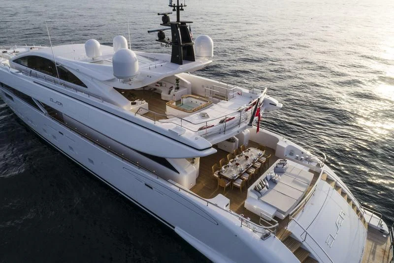 a boat on the water aboard ELSEA Yacht for Sale