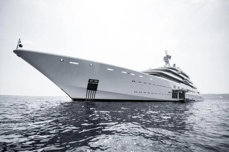 a ship in the water aboard ECLIPSE Yacht for Sale
