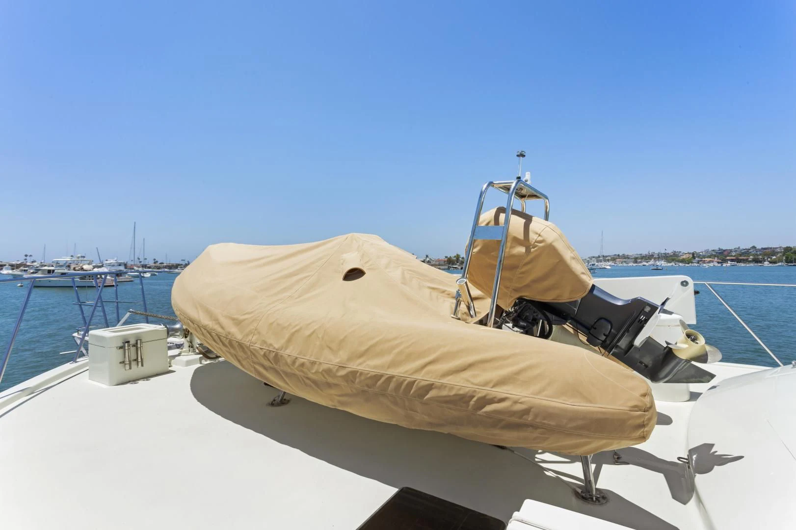 a boat on the water aboard EL AMO Yacht for Sale