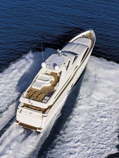a boat on the water aboard BAMBINA Yacht for Sale