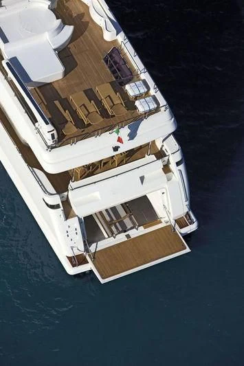 a model of a house aboard BAMBINA Yacht for Sale