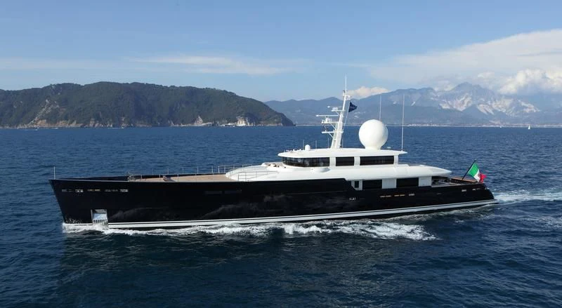 a boat on the water aboard GALILEO Yacht for Sale