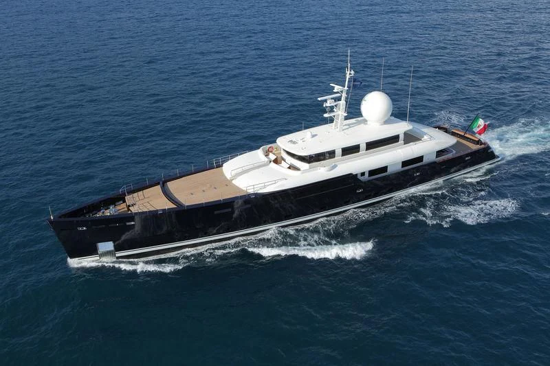a ship on the water aboard GALILEO Yacht for Sale