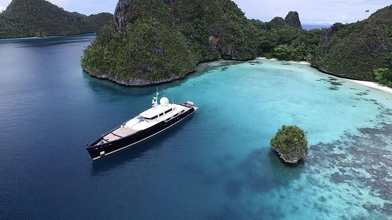 a boat on the water aboard GALILEO Yacht for Sale