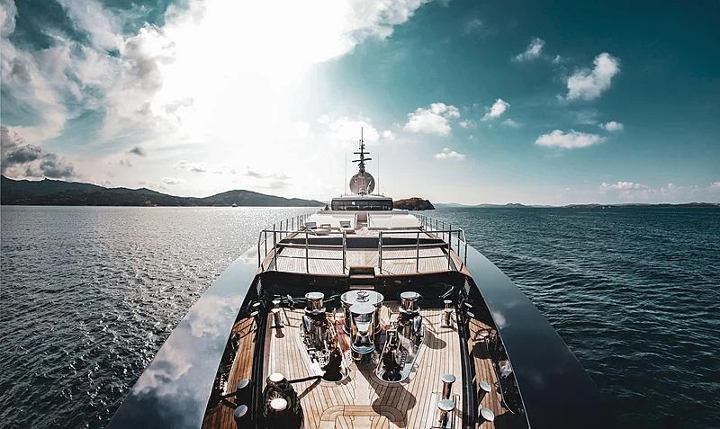 a boat on the water aboard GALILEO Yacht for Sale