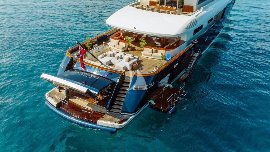 a boat on the water aboard GALILEO Yacht for Sale