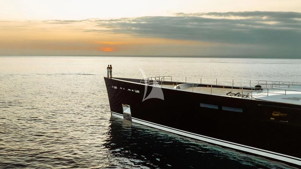 a boat in the water aboard GALILEO Yacht for Sale