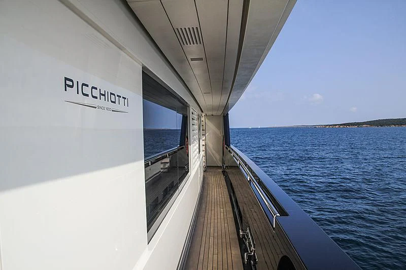a boat on the water aboard GALILEO Yacht for Sale
