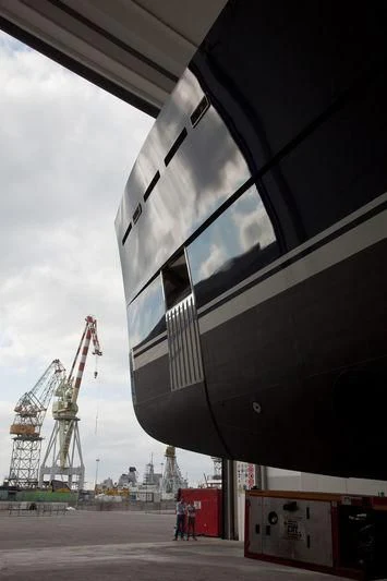 a large space shuttle aboard GALILEO Yacht for Sale