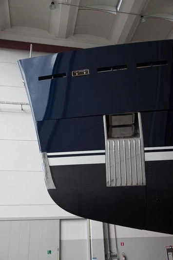 a black and white machine aboard GALILEO Yacht for Sale