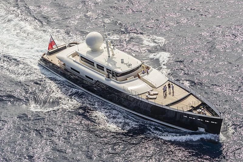 a boat on the water aboard GALILEO Yacht for Sale