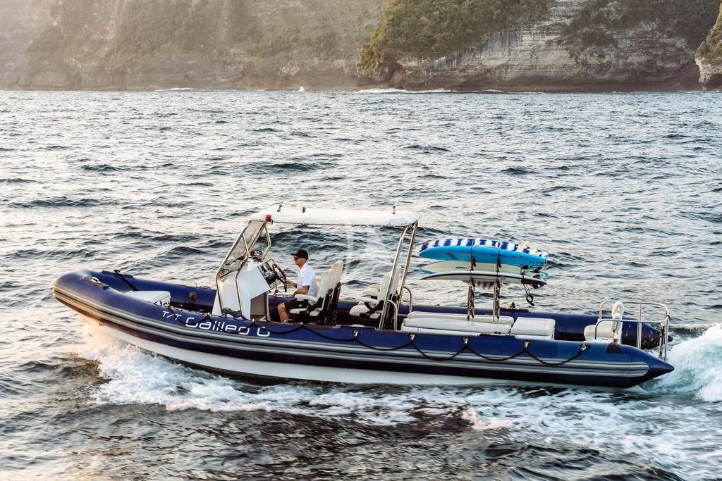 a boat on the water aboard GALILEO Yacht for Sale