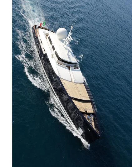 a ship sailing on the sea aboard GALILEO Yacht for Sale