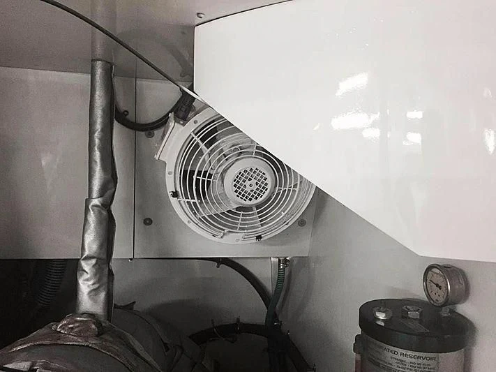 a close-up of a wire aboard NATALIA Yacht for Sale